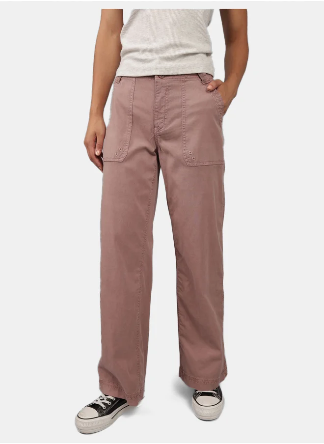 امريكان ايجل AE Dreamy Drape High-Waisted Baggy Wide-Leg Convertible Pant