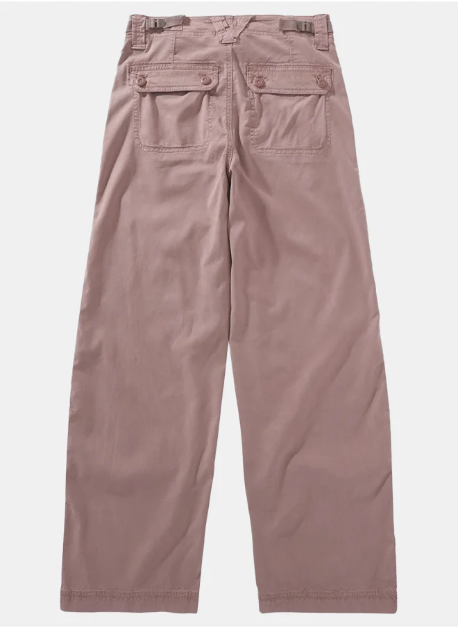امريكان ايجل AE Dreamy Drape High-Waisted Baggy Wide-Leg Convertible Pant