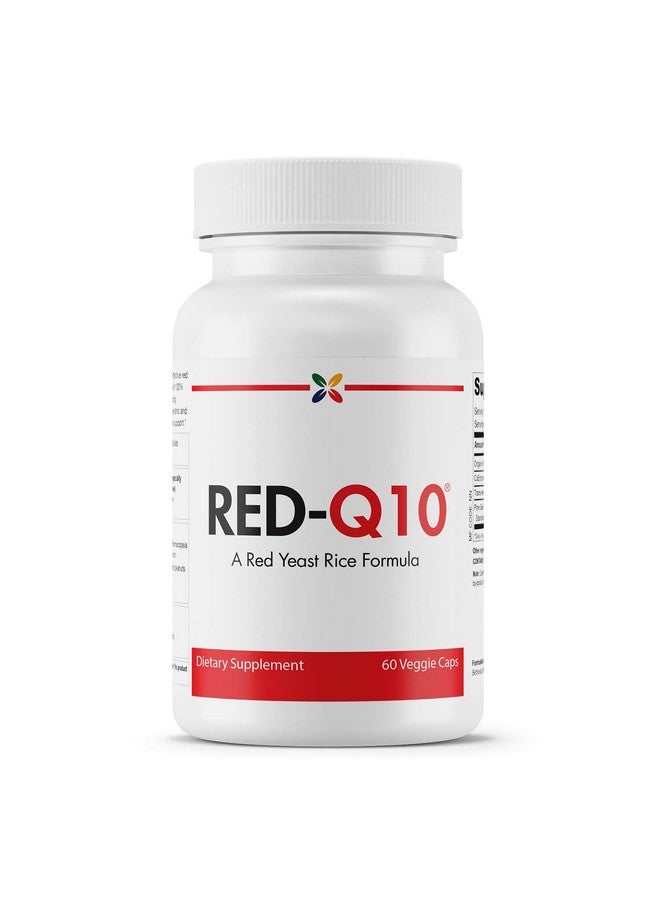 stop aging now Stop Aging Now - RED-Q10 Organic Red Yeast Rice with CoQ10 - Red Yeast Rice Formula - 60 Veggie Caps - Image 1