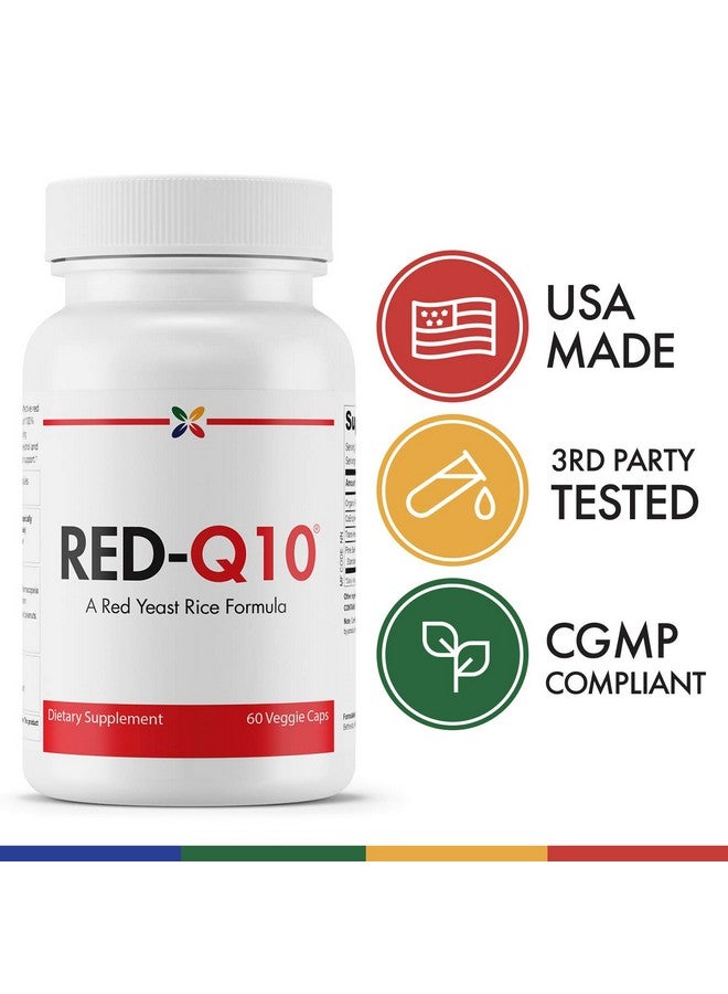 stop aging now Stop Aging Now - RED-Q10 Organic Red Yeast Rice with CoQ10 - Red Yeast Rice Formula - 60 Veggie Caps - Image 4