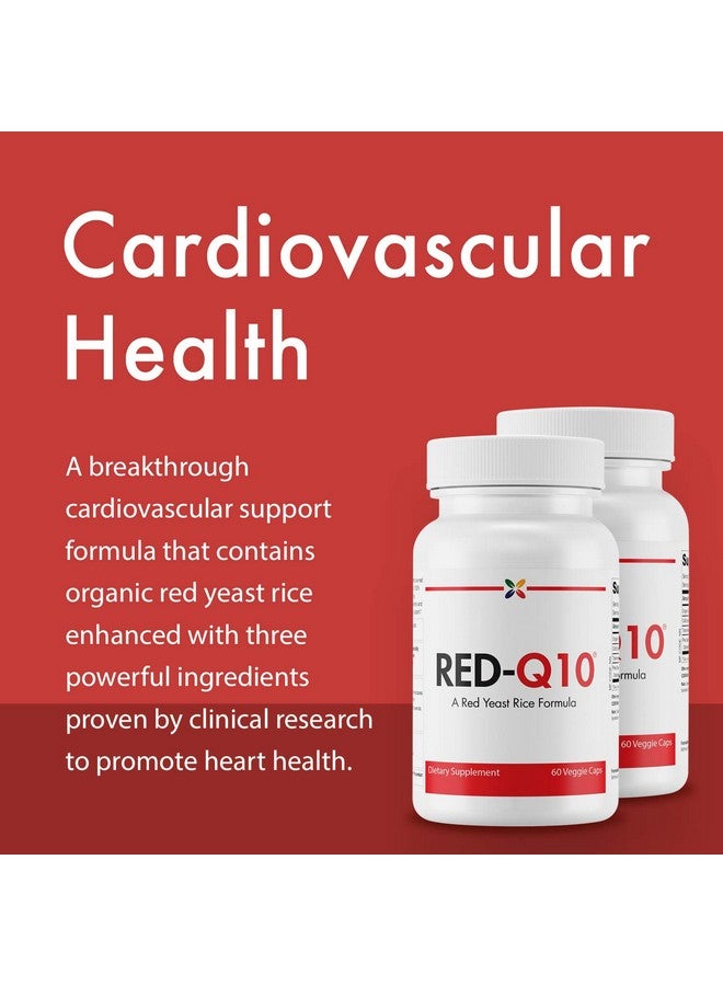 stop aging now Stop Aging Now - RED-Q10 Organic Red Yeast Rice with CoQ10 - Red Yeast Rice Formula - 60 Veggie Caps - Image 2