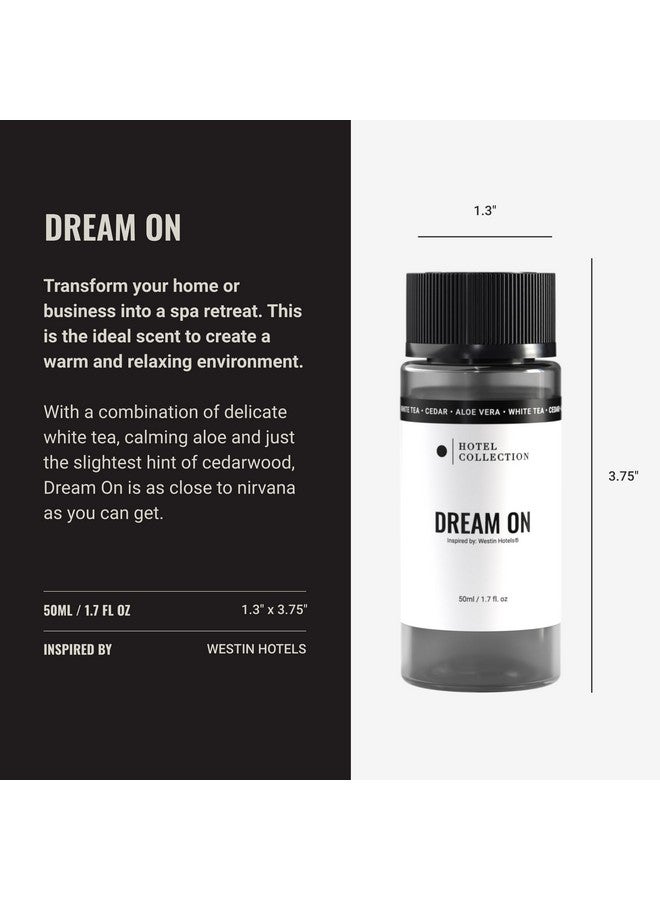 AROMA360 Hotel Collection - Dream On Essential Oil Scent - Luxury Hotel Inspired Aromatherapy Scent Diffuser Oil - Hints of Bright White Tea, Sweet Vanilla, & Earthy Cedar - for Essential Oil Diffusers - 50mL - Image 3