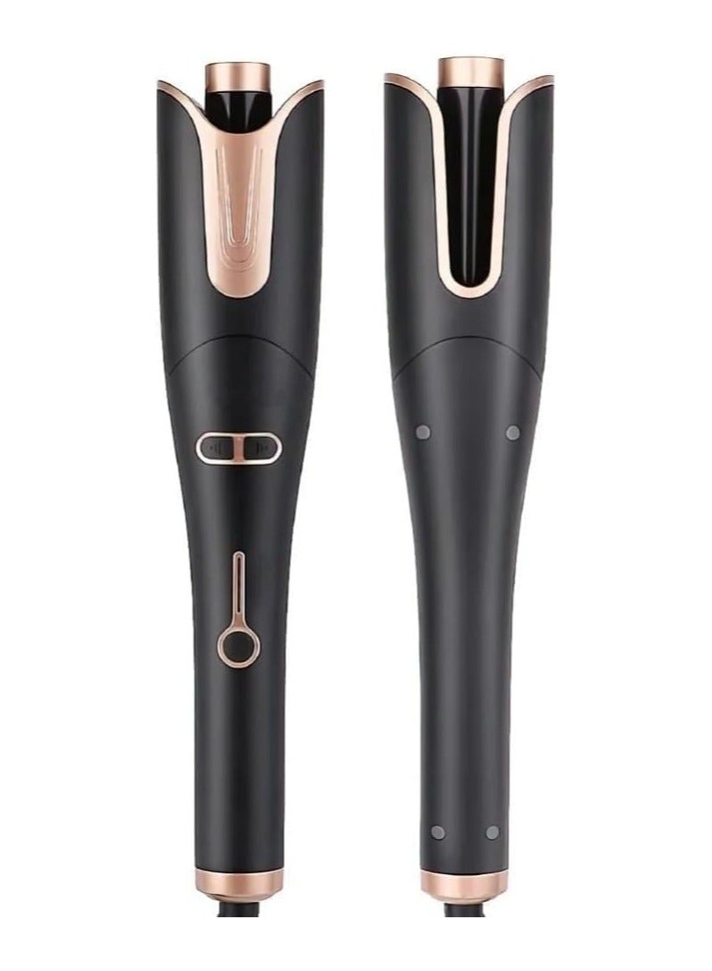 Denx Automatic Hair Curling Iron, Professional Hair Curler with 1" Large Slot, 4 Temperature & Timer Settings, Auto Shut-Off, Anti-Scald Protection, and Ceramic Wand for Long-Lasting Curls