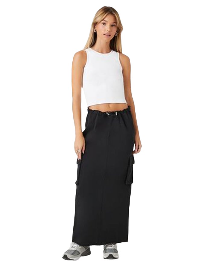 FOREVER 21 French Terry Toggle Maxi Skirt - Image 1
