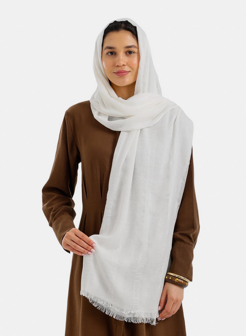 Carina Tonal Stripe Scarf - Image 1