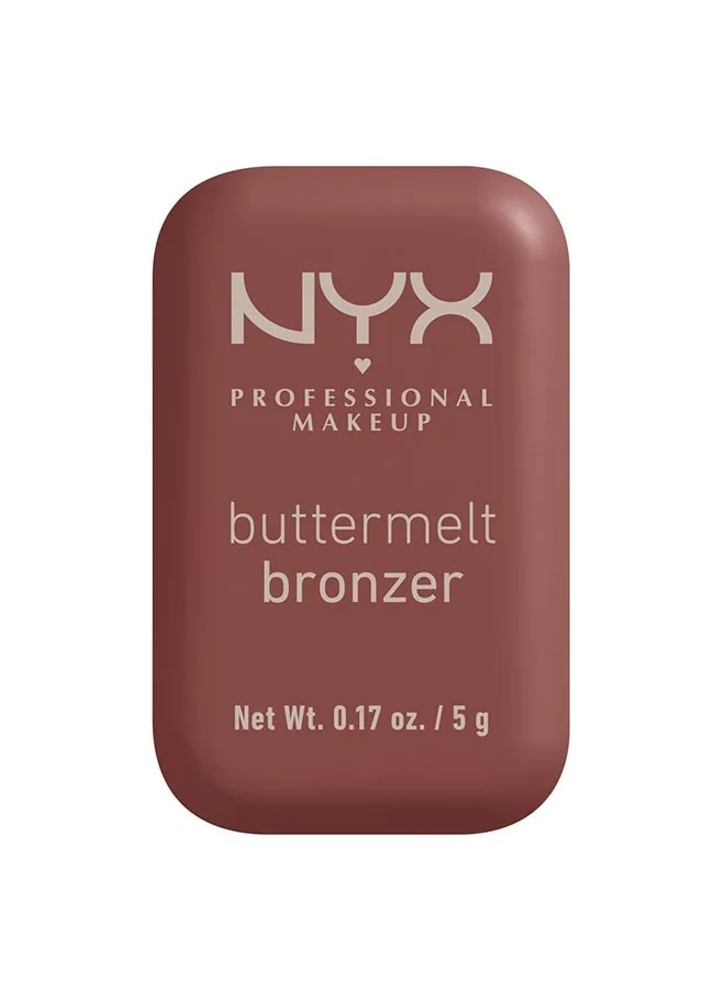 NYX PROFESSIONAL MAKEUP NYX Professional Makeup Buttermelt Bronzer, Powder Bronzer, 12 HR Wear, Fade Resistant & Transfer Resistant, Butta Dayz