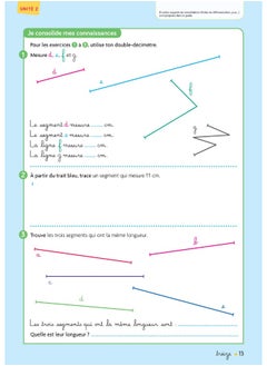 Cap Maths CE1 Éd. 2020 - Cahier de Géométrie-Mesur  - Image 1