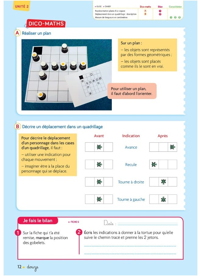 Cap Maths CE1 Éd. 2020 - Cahier de Géométrie-Mesur  - Image 5