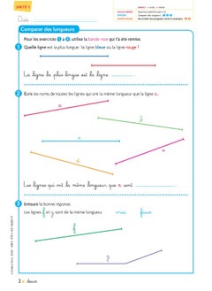 Cap Maths CE1 Éd. 2020 - Cahier de Géométrie-Mesur  - Image 2