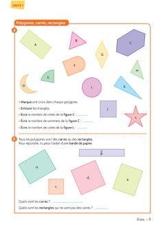 Cap Maths CE1 Éd. 2020 - Cahier de Géométrie-Mesur  - Image 4