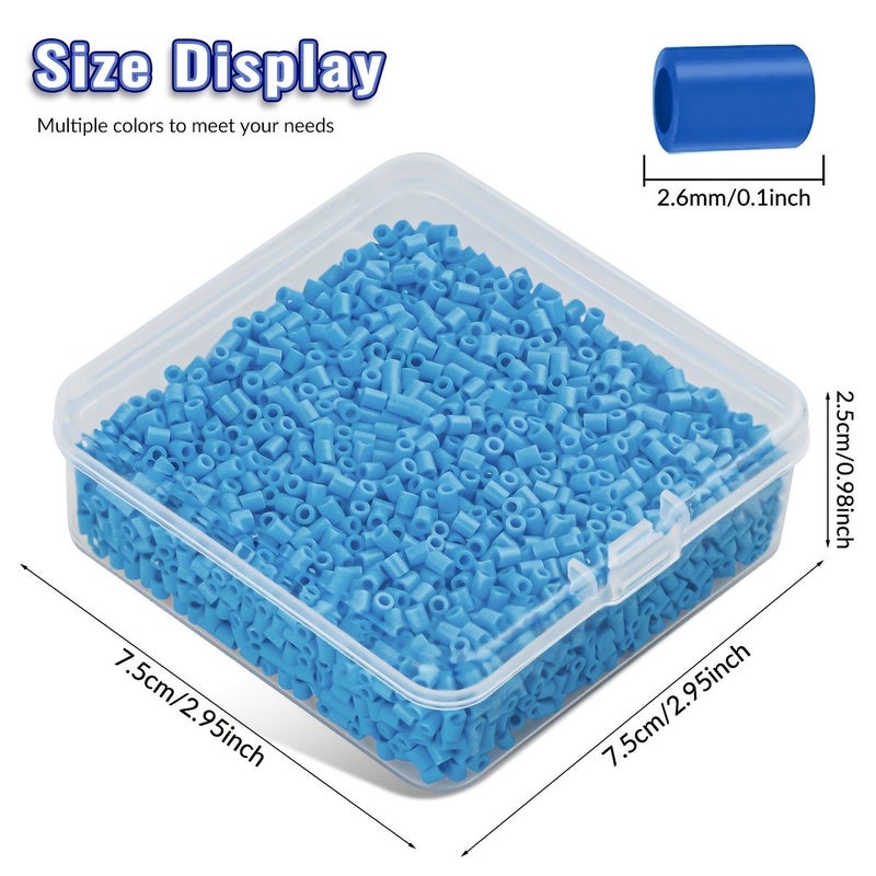 Stylish 10 3000pcs 2.6mm Fuse Beads 2.95inch Box Lightweight Portable DIY Jewelry - Image 4