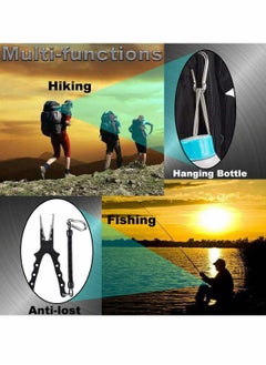 KASTWAVE Carabiner Clip, Heavy DutCarabiner Clip, Heavy Duty Snap Hook 304 Steel Spring Clip Keychain, Holds Up to 154lb/70kg (Max) for outdoor activity,camping, fishing, hiking, traveling, keychain etcy Snap  - Image 5