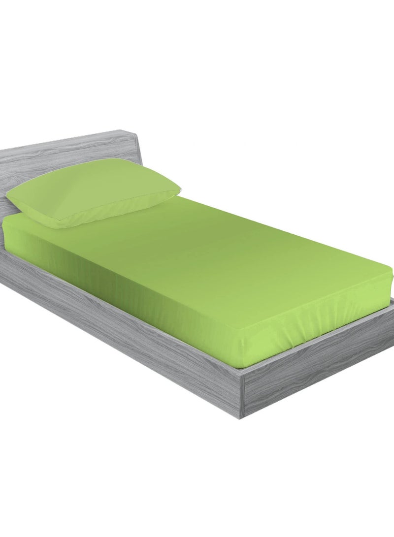 3-Piece Fitted Bed Sheet Set – 100% Cotton, 120x200 cm (Single Size)