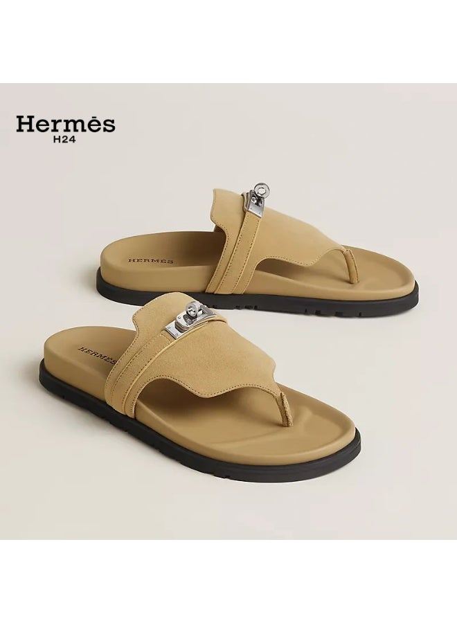 Hermes H24 صندل «هيرميس H24 إمباير» بنعل تشريحي ومشبك «كيلي» الأيقوني المطلي بالبالاديوم - Image 1