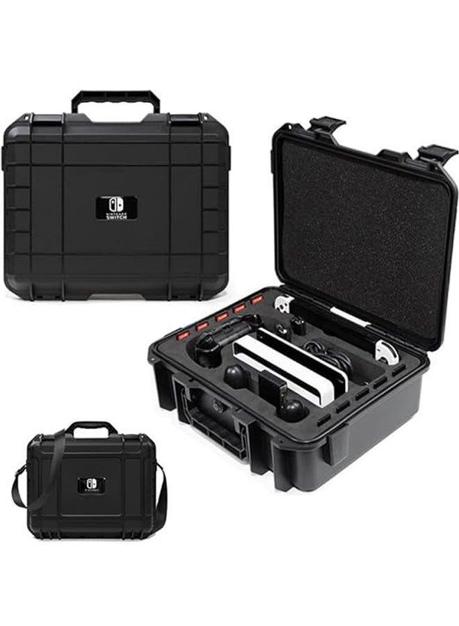 عام انها مناسبة للتبديل حالة واقية من الانفجار ، ذات سعة كبيرة مقبض مزدوج تخزين مربع ، تخزين الملحقات ، واقية من الانفجار نينتندو لعبة وحدة حماية القضية - Image 1