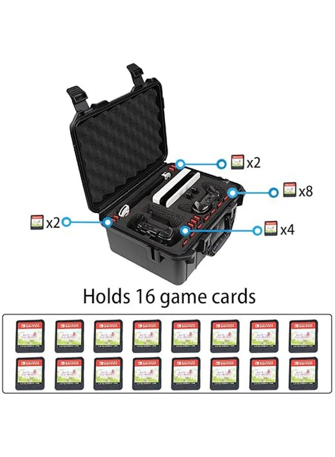 عام انها مناسبة للتبديل حالة واقية من الانفجار ، ذات سعة كبيرة مقبض مزدوج تخزين مربع ، تخزين الملحقات ، واقية من الانفجار نينتندو لعبة وحدة حماية القضية - Image 4