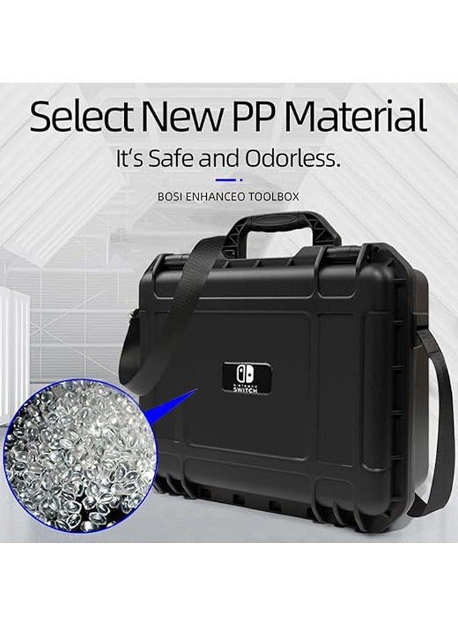 عام انها مناسبة للتبديل حالة واقية من الانفجار ، ذات سعة كبيرة مقبض مزدوج تخزين مربع ، تخزين الملحقات ، واقية من الانفجار نينتندو لعبة وحدة حماية القضية - Image 5