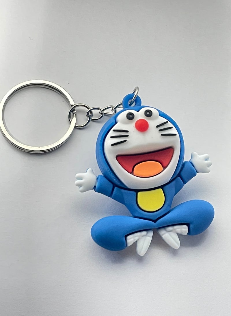 Distinctive cartoon keychain distinctive accessory keychain with Doraemon character design that fits with car keys wallet and bag wonderful and beautiful gift - Image 2