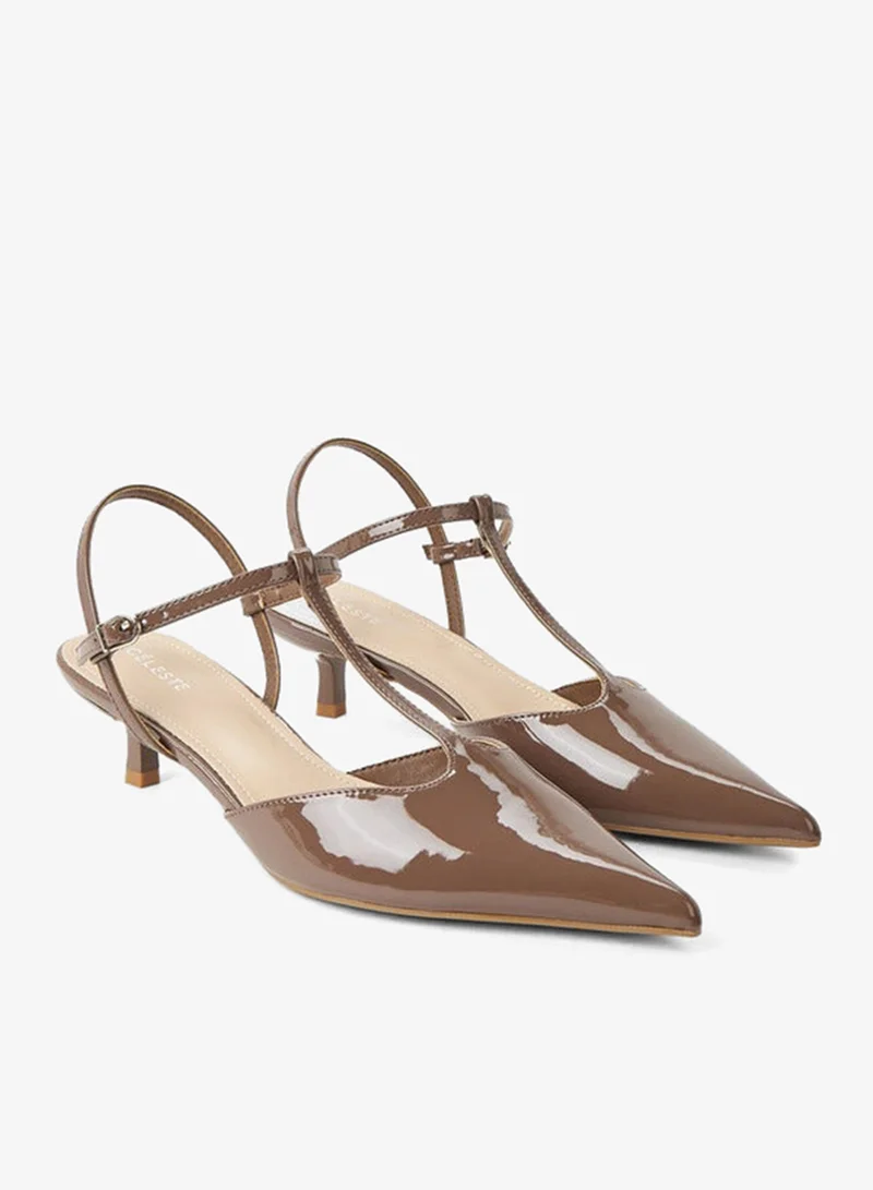 Celeste BROWN Women Kitten Heel Shoes for Women | Best Price UAE