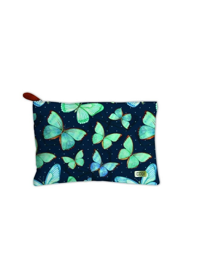 بيبر بلان ديزاين حقيبة قماشية متعددة الأغراض بتصميم طائرة ورقية مصنوعة من مادة البولي قطن للسفر ومستحضرات التجميل والمكتب والأدوات المكتبية والأغراض النقدية وحقيبة اليد. (أزرق، canvasbag_1) - Image 1