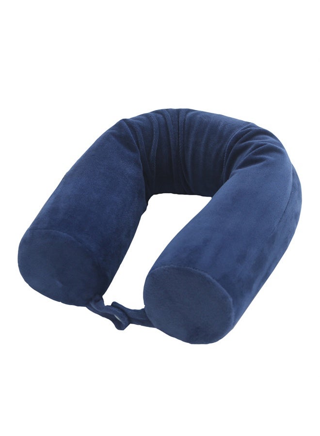 هومستر وسادة سفر رغوة الذاكرة ، للرقبة والذقن ودعم الخطن والساق تخفيف الألم ، وسادة قابلة للتعديل للطائرة ، السيارة ، المنزل ، الأزرق - Image 5