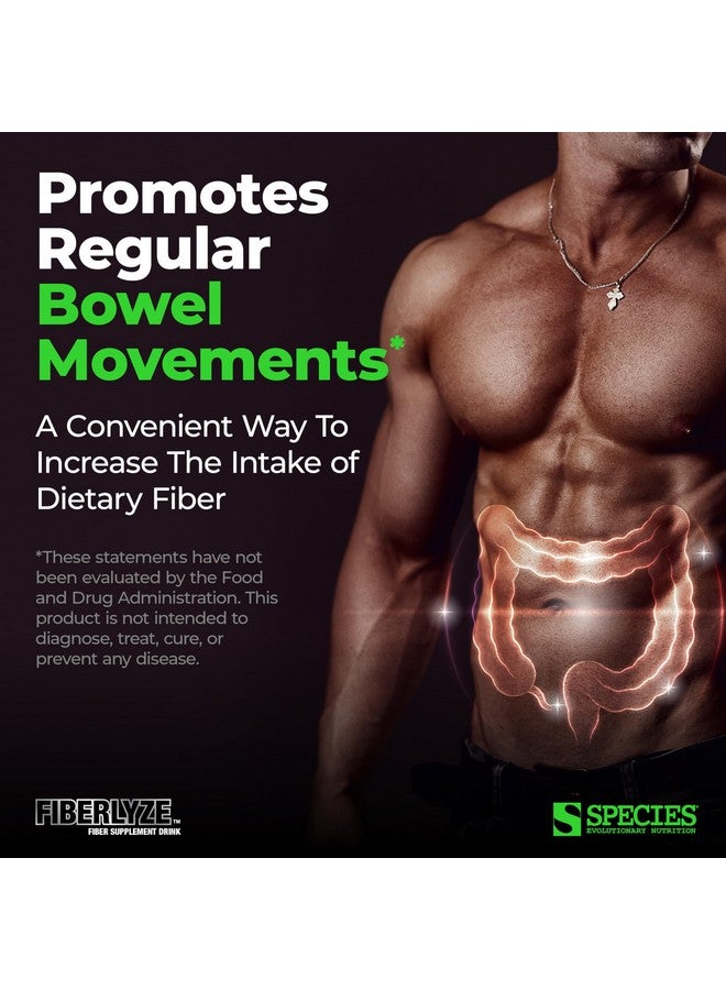 Species Nutrition Fiberlyze Fiber Supplement, Psyllium Based Soluble & Insoluble Fiber Powder for Healthy Colon, Digestive Functions (Mango, 30 Servings) - Image 2