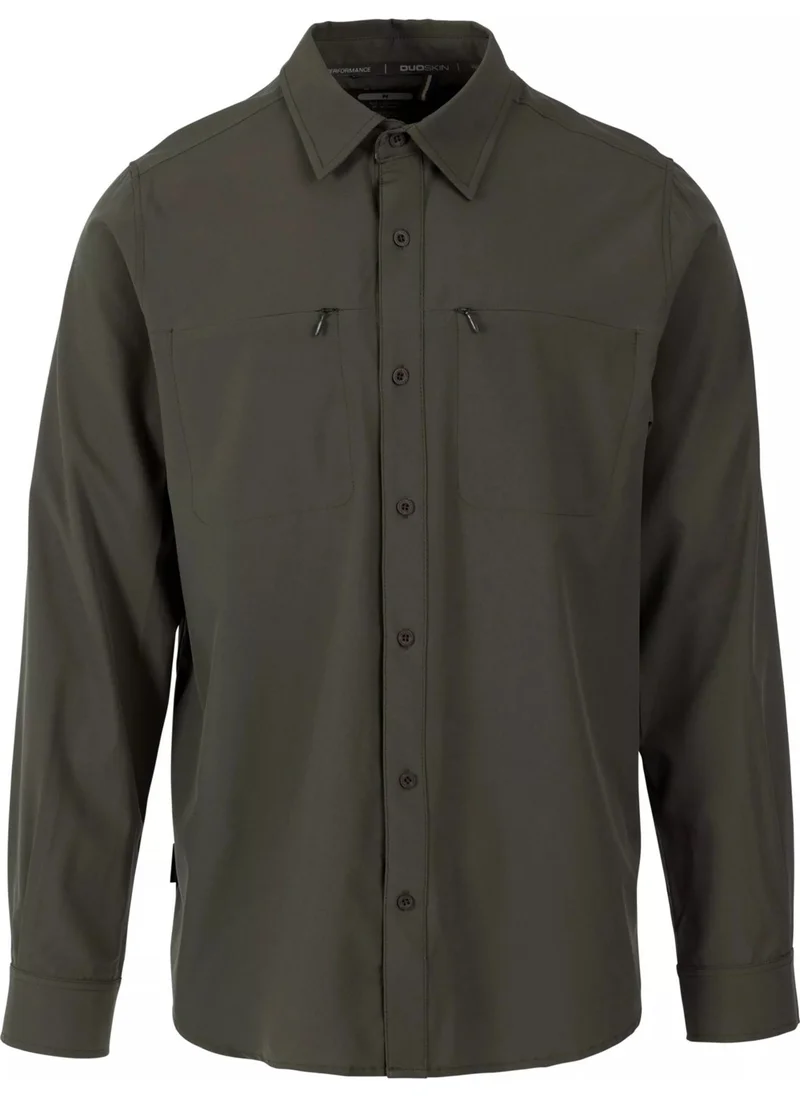 Trespass Cargan - Male Shirt Men's Dark Vine Shirt MATOSBTR0048-DRV