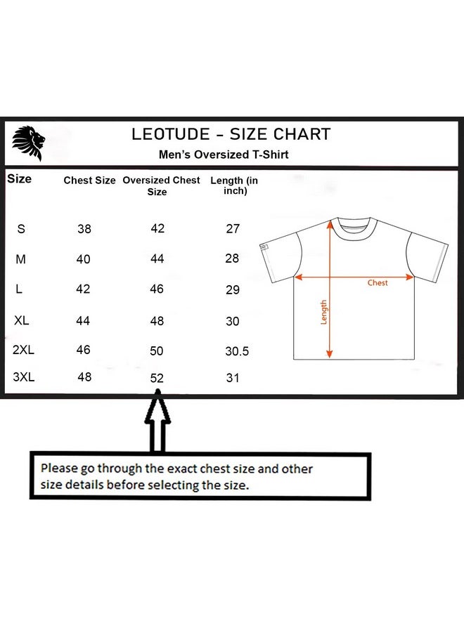 LEOTUDE - LEOTUDE Men's Oversized Half Sleeve Round Neck Dragon Printed T-Shirt (FS49_DRAGN_PRPL_P_Purple_XL) - Image 1