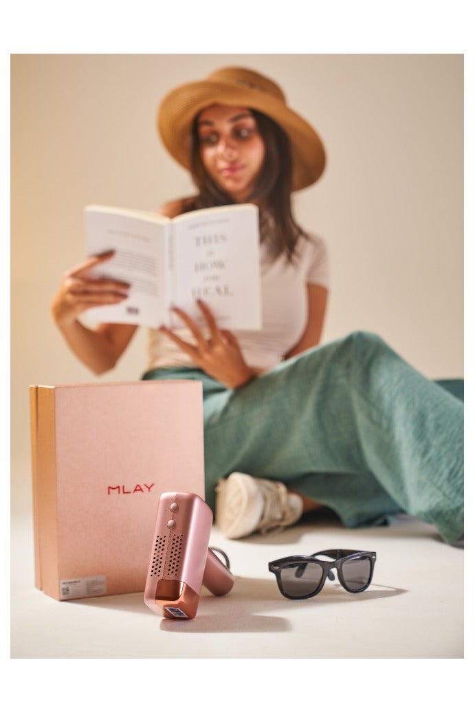 ملاي مصر جهاز ملاي T14A لازالة الشعر بتقنية IPL - لون روز جولد - Image 3