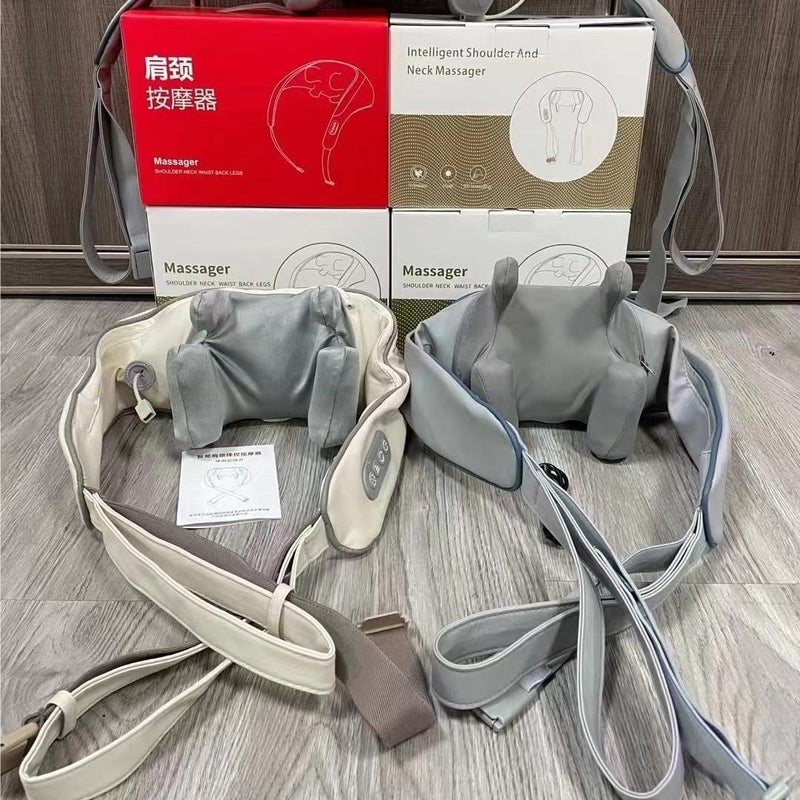 Shoulder And Neck Massager Cervical Vertebra Massager Neck Lifting Compress Dredge Neck Trapezius Clamp Kneading Massage Shawl - Image 2