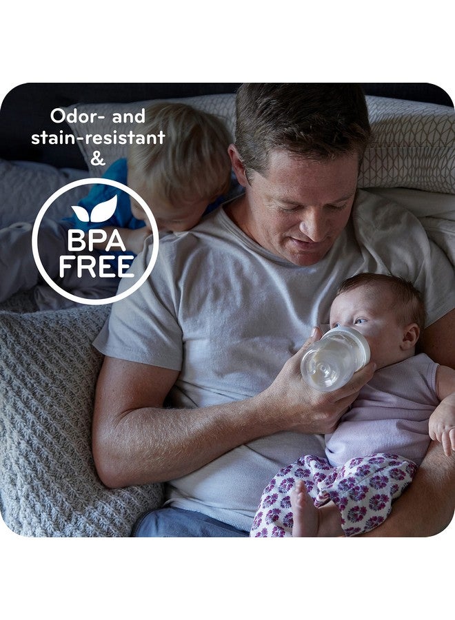 نوك زجاجة الرضاعة الطبيعية ببساطة مع نظام Safetemp، للبنات، 9 أونصة، 4 قطع - Image 5