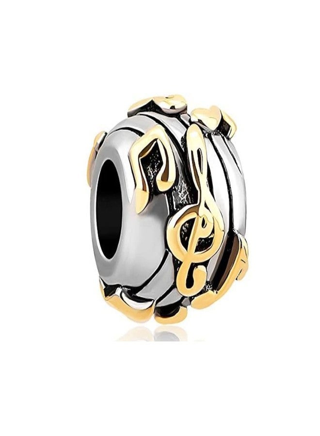 كون بيد خرزات كونبيد على شكل نوتات موسيقية متوافقة مع أساور وقلائد باندورا للنساء - Image 1