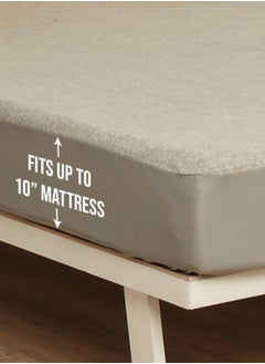 Wakefit Wakefit 100% Waterproof Premium Cotton Mattress Protector (200 x 160 cms - Queen Size, Grey) | Breathable and Hypoallergenic Ultra Soft Fitted Bed Protector  - Image 3