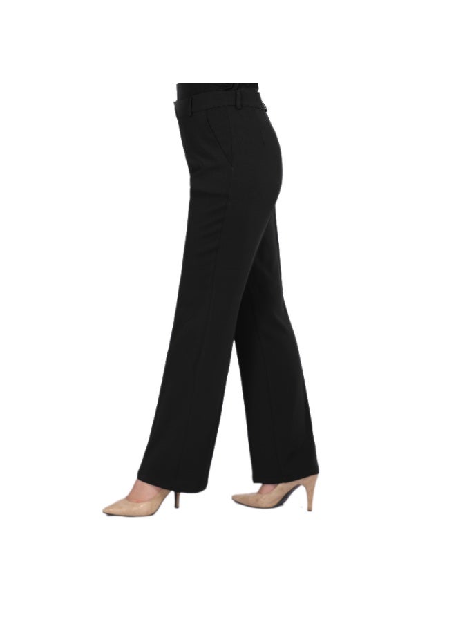 Smoky Egypt High Waist Straight Leg Pants with Side Pockets - Image 2