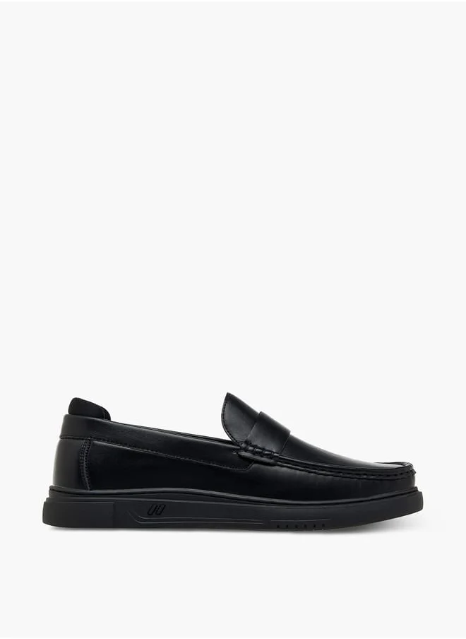 ال بي ال من شو اكسبرس Men's Solid Slip-On Loafers