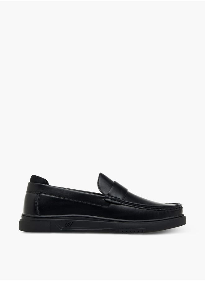LBL by Shoexpress Men's Solid Slip-On Loafers  - Image 3
