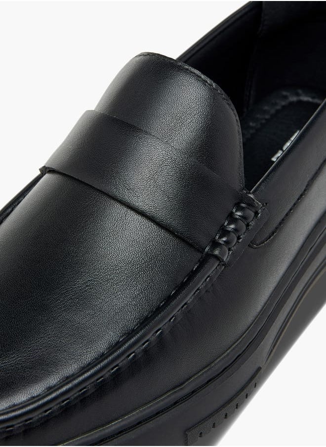 LBL by Shoexpress Men's Solid Slip-On Loafers  - Image 4