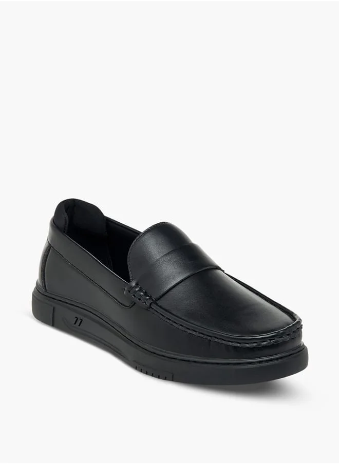 ال بي ال من شو اكسبرس Men's Solid Slip-On Loafers