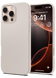 Spigen Spigen Liquid Air Designed for iPhone 16 Pro Max Case Cover (2024) - Natural Titanium  - Image 1