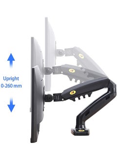 NB NORTH BAYOU Monitor Desk Mount Stand Full Motion Swivel Arm Gas Spring for 17in-30in Computer From 4.4lbs to 14.3lbs Black  - Image 3