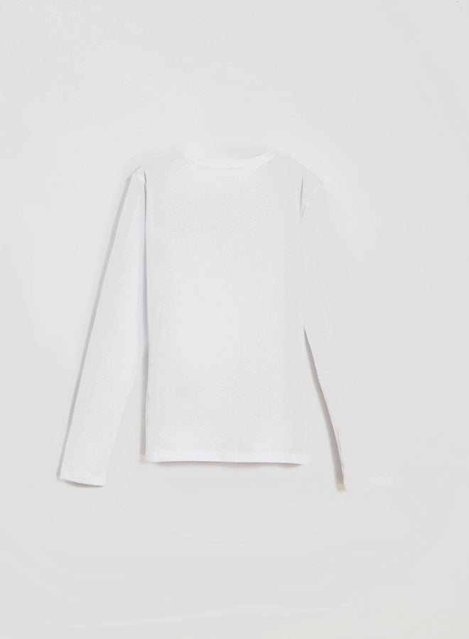 ال سي وايكيكي تي شيرت عادي للبنات برقبة مستديرة - Image 2