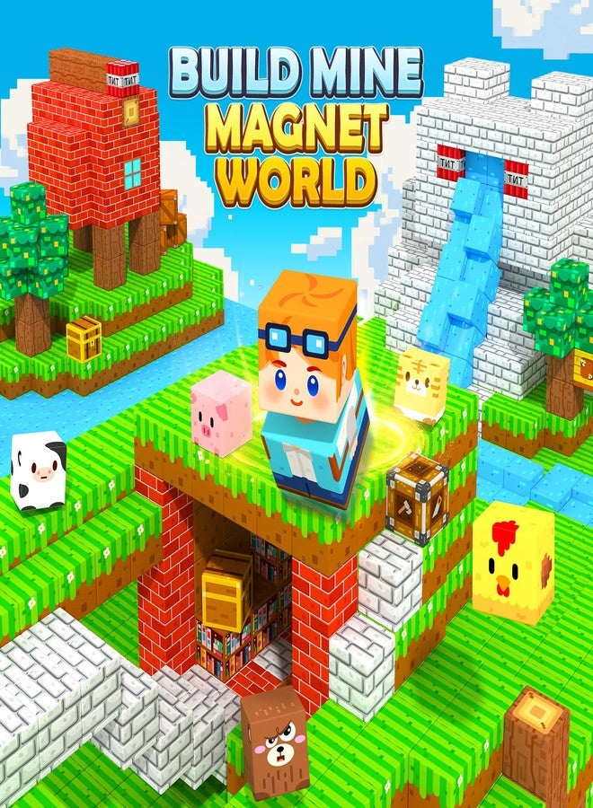 Coodoo 150 قطعة من كتل المغناطيس للأطفال، بلاط مغناطيسي لبناء كتل مجموعة الغابة للأطفال من عمر 3 سنوات فما فوق، ألعاب STEM الحسية الخارجية هدايا عيد الميلاد ضرورية في الفصول الدراسية للأولاد والبنات من 3 إلى 8 سنوات - Image 2