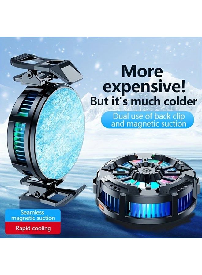 مبرد هاتف مغناطيسي عالمي مع 4 أزواج تبريد للإلكترونيات - متوافق مع أبل وأندرويد - Image 4