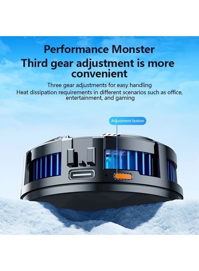 مبرد هاتف مغناطيسي عالمي مع 4 أزواج تبريد للإلكترونيات - متوافق مع أبل وأندرويد - Image 5