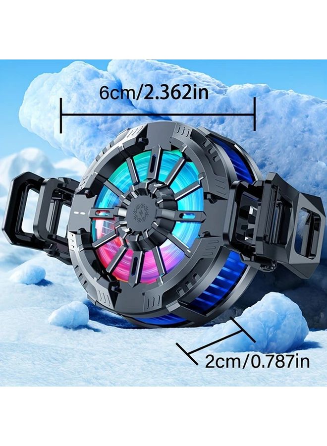 مبرد هاتف مغناطيسي عالمي مع 4 أزواج تبريد للإلكترونيات - متوافق مع أبل وأندرويد - Image 3