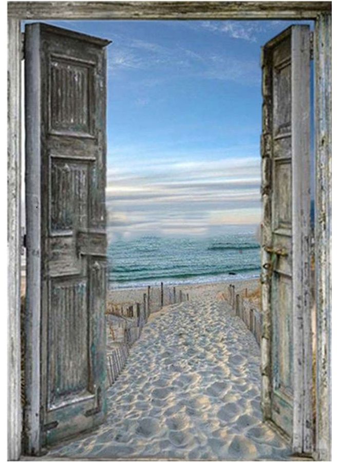 NIBEMINENT 5D DIY Decorative Diamond Painting Kit Multicolour - Image 1