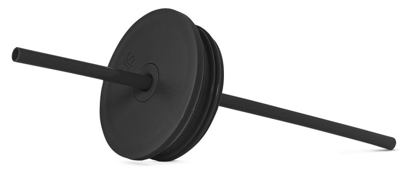 Simple Modern Tumbler Lid with Straw | Reusable Replacement ONLY Fits Simple Modern, S|M | Stainless Steel Classic, Journey, Scout Travel Coffee Mug Water Bottle | Classic Collection | Midnight Black - Image 1