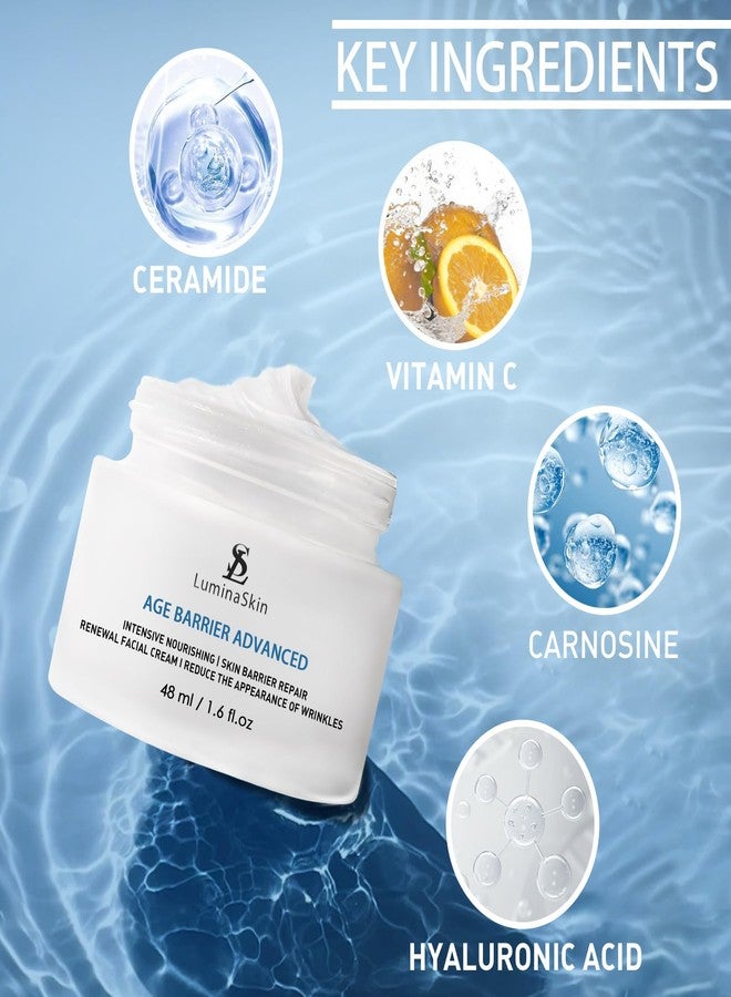 LuminaSkin Age Barrier Advanced Cream - Fix & Renewal Facial Cream - Hydrating Face Moisturizer, Anti Aging & Skin Barrier Repair Face Cream - Image 2
