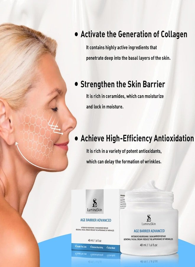 LuminaSkin Age Barrier Advanced Cream - Fix & Renewal Facial Cream - Hydrating Face Moisturizer, Anti Aging & Skin Barrier Repair Face Cream - Image 3
