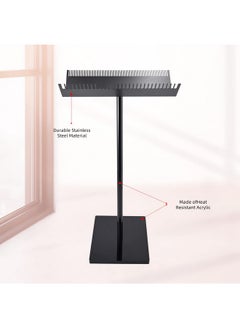 Ehdis EHDIS Hair Extension Holder,Stainless Steel and Acrylic Hair Extension Organizer Wigs Storage Professional Hair Extensions Stand Hanger Organizer for Salons Shop Barber  - Image 3